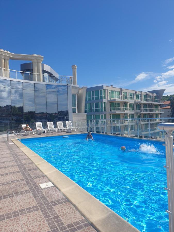 Studio Silver Terace With Sea View For 4 Person Bjala Kültér fotó