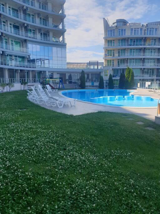 Studio Silver Terace With Sea View For 4 Person Bjala Kültér fotó